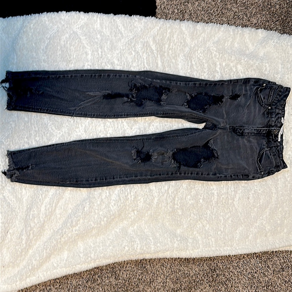 High waisted skinny jeans !